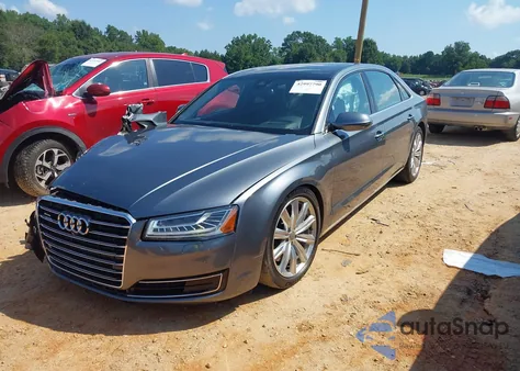 2015 Audi A8 L 3.0T from USA, damaged, VIN WAU3GAFDXFN040846